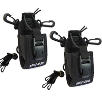 2PCS MSC-20B Case Holder Nylon Multi-functional Portable Radio Holster for BaoFeng UV-5R UV-82 BF-888S Walkie Talkie