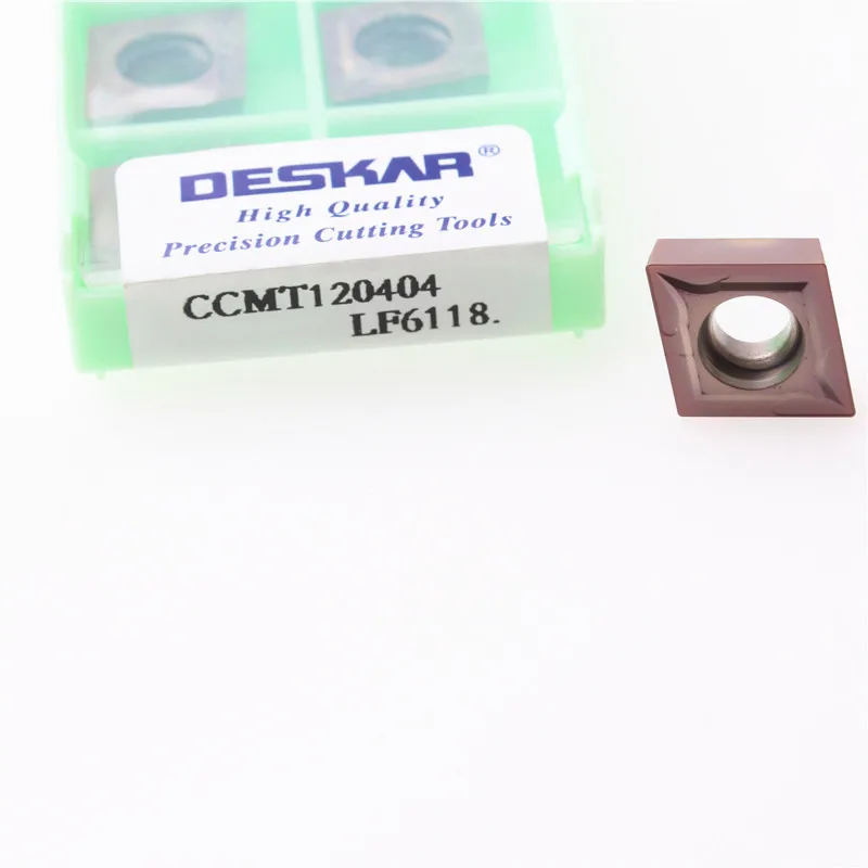 10 قطعة CCMT060204 LF6118 CCMT120404 CCMT09T304 باستخدام الحاسب الآلي تحول أداة إدراج إدراج كربيد لالفولاذ المقاوم للصدأ