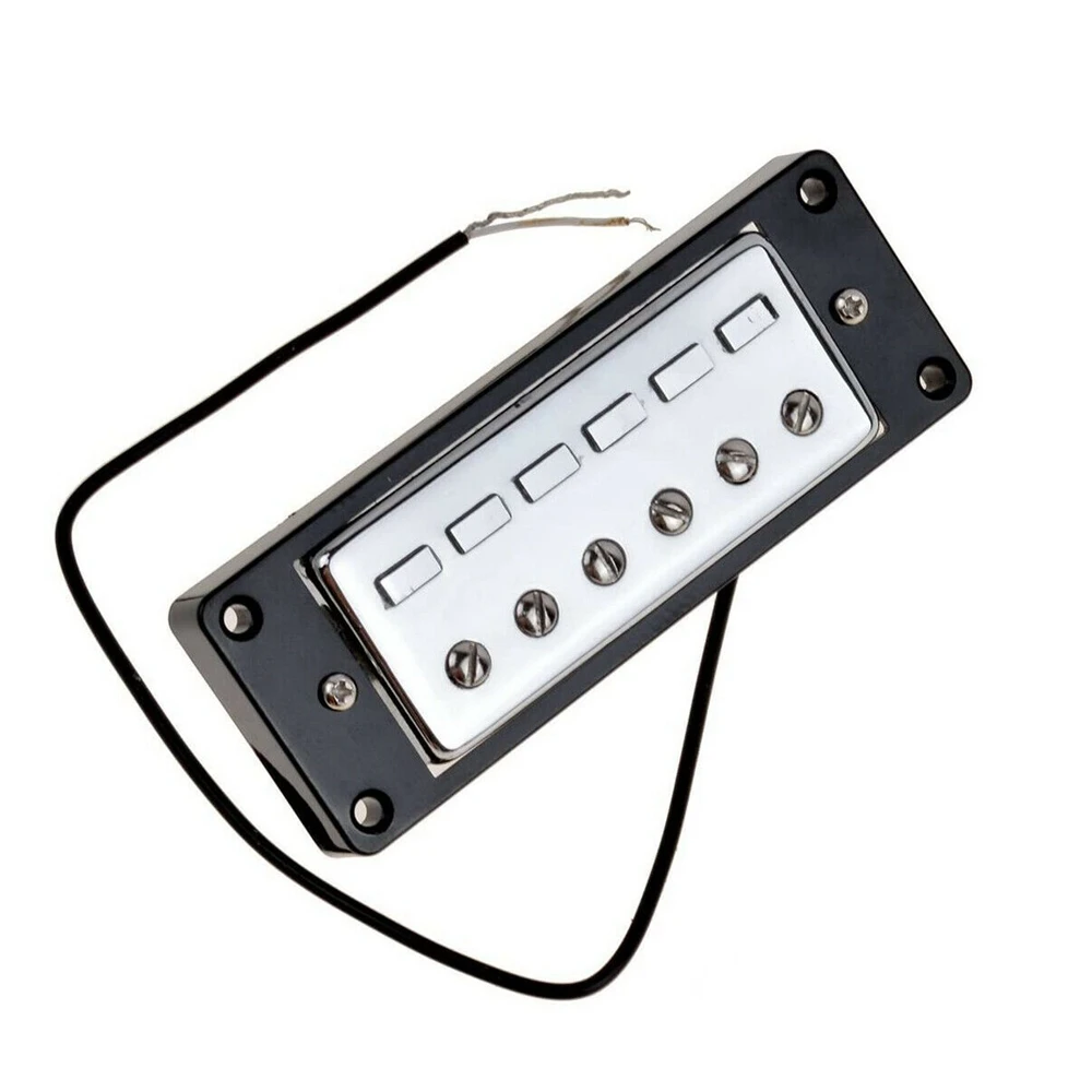 1Set Guitar pickups Mini 6 Strings Humbucker Pickups Bridge & Neck Set for Electric Guitar Chrome