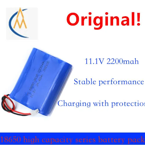 18650 akumulator litowy 2200mAh 11.1v 12V z wtyczką 3 seria oświetlenie wędkarskie trójkątne latarka silne światło LED