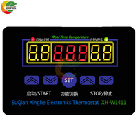 XH-W1411 Thermostat LED Digital Temperature Controller DC 12V AC 110V-220V 10A Switch Thermometer W1411 Smart Thermostat Module