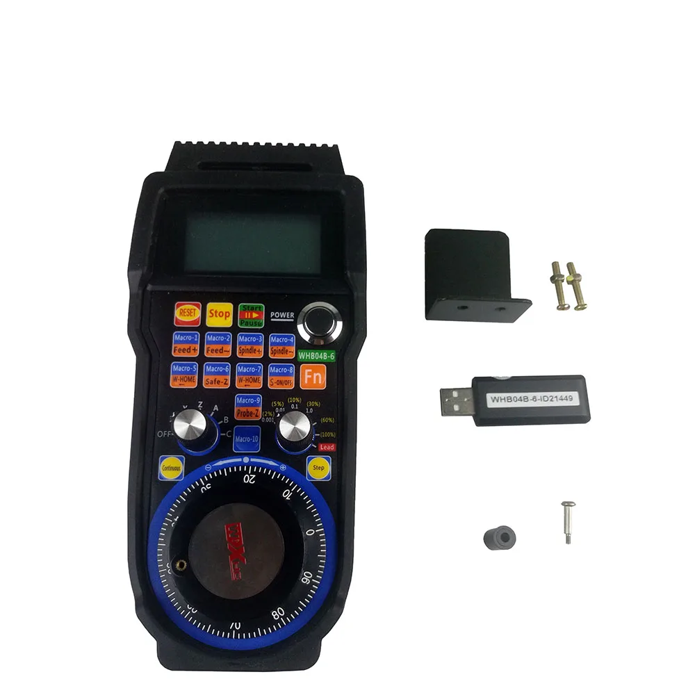 Volante Cnc sem Fio Eixos Mach Mpg Pingente para Siemens Mitsubishi Fanuc Lnc Syntec Sistema Embutido