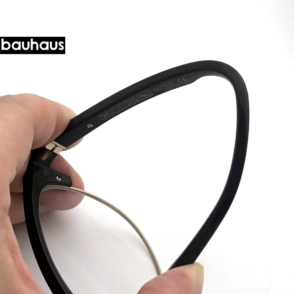 X3189 New Fashion Round Magnet Glasses for Men Women Vintage Classic Metal Flat Mirror Optical Spectacles Frame