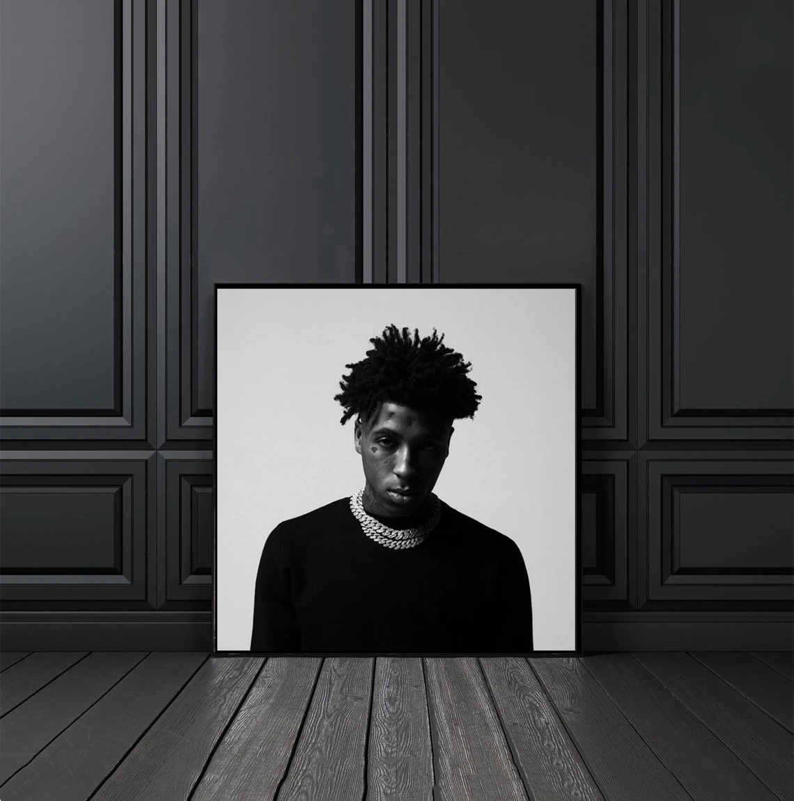 

YoungBoy Never Broke Again Top Music Album Cover Poster Canvas Print Rap Hip Hop Music Star Singer Home Wall Painting Decoration