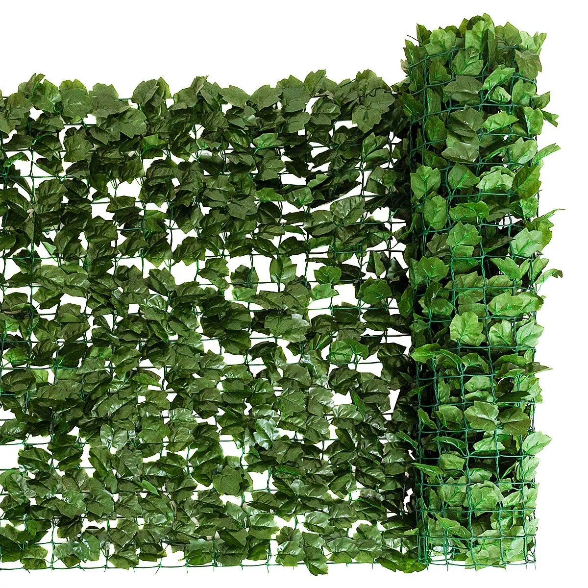 Costway 59''x118'' Faux Ivy Leaf Decorative Privacy Fence Screen Artificial Hedge Fencing