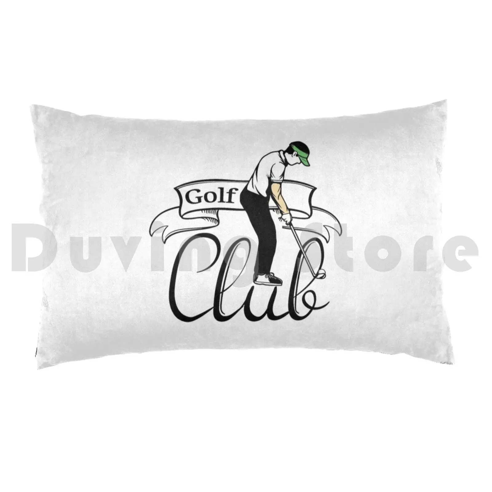 Golf Club Pillow Case Printed 35x50 Golf Golf Club Discount Golf Clubs Golf Player Golf Ball Gift Idea Golf