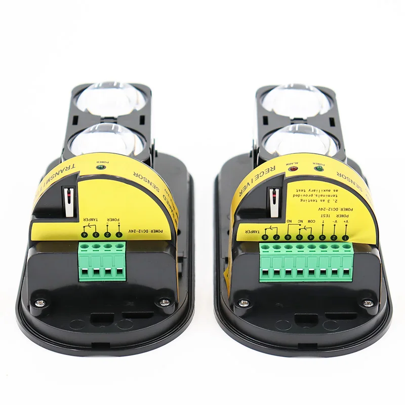 Perimeter Photoelectric Wired Dual Beams Sensor With Transmitter And Receiver Infrared Motion Detector Home Garden Security