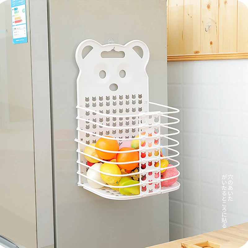 GOALONE Hanging Laundry Baskets Collapsible Laundry Hampers Saving Space Storage Basket with Handle Hook for Dirty Clothes Toys