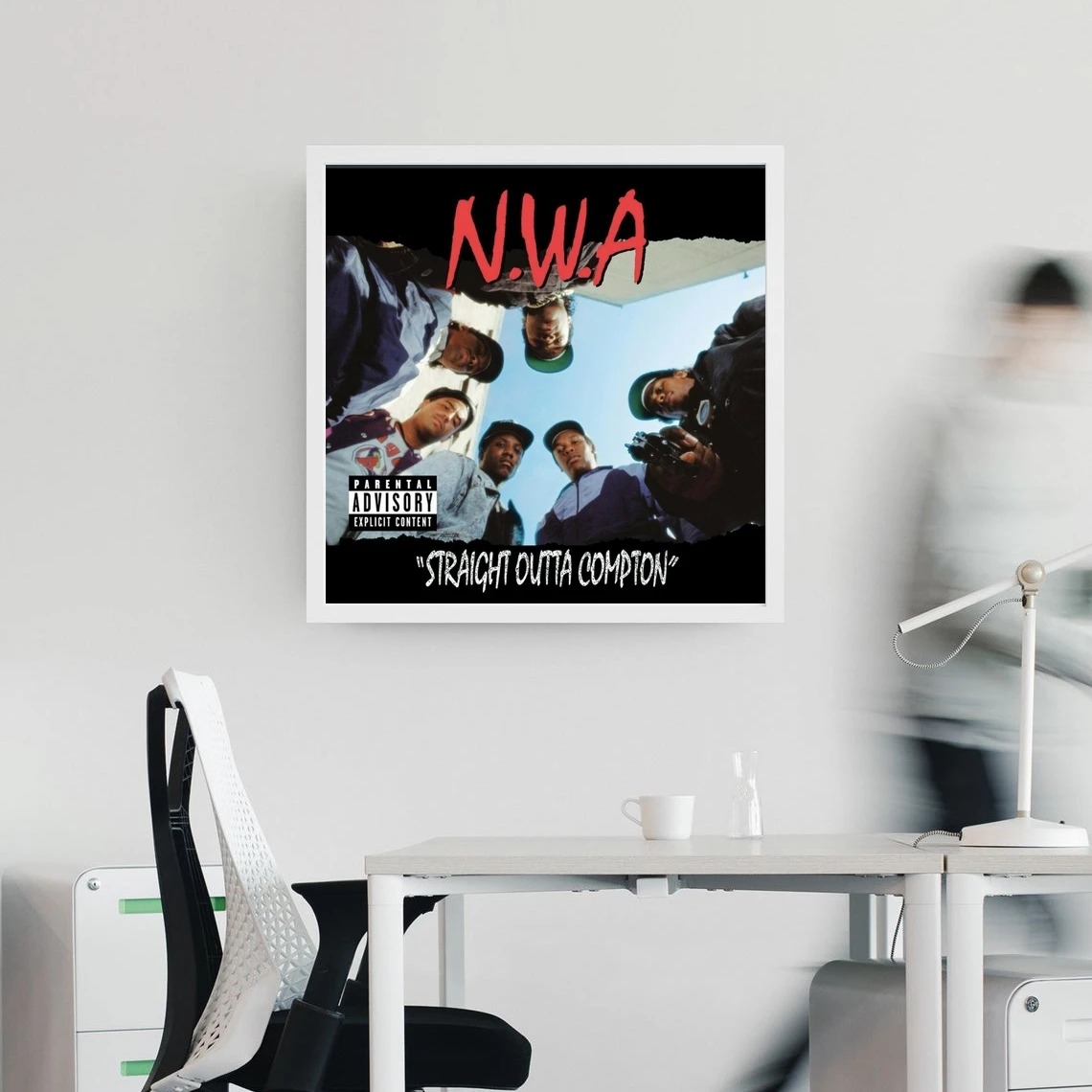 NWA Straight Outta Compton Music Album Cover Poster Music Star Singer Canvas Print Art Wall Painting Home Decoration