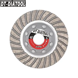 DT-DIATOOL 1pc Premium Diamond Grinding Wheel Disc Dia 115mm/4.5inch  for Concrete Brick Hard Stone Turbo Row Sanding Disc