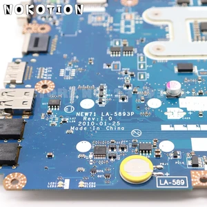 MBBJY02001 للوحة الأم للكمبيوتر المحمول Acer Aspire 5742 5742G Gateway NV59C NEW71 LA-5893P LA-5891P LA-5894P HM55 GT320M وحدة معالجة مركزية خالية من وحدة معالجة الرسومات أعلى 6 مبيعات للوحات الأم أيسر - رقم 2