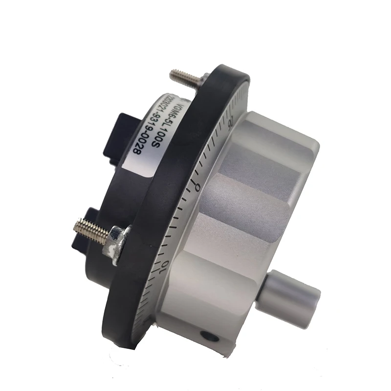 CNC pulse generator handwheel 0V 5V 60mm 100PPR manual pulse generator handwheel rotary encoder electronic 6 terminal