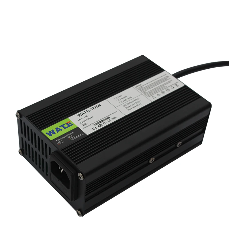 24V 2A Lead acid Battery Charger 27.6V 2A Aluminum Case Charger For 24V Lead acid Battery Smart Charger Auto-Stop Smart Tools