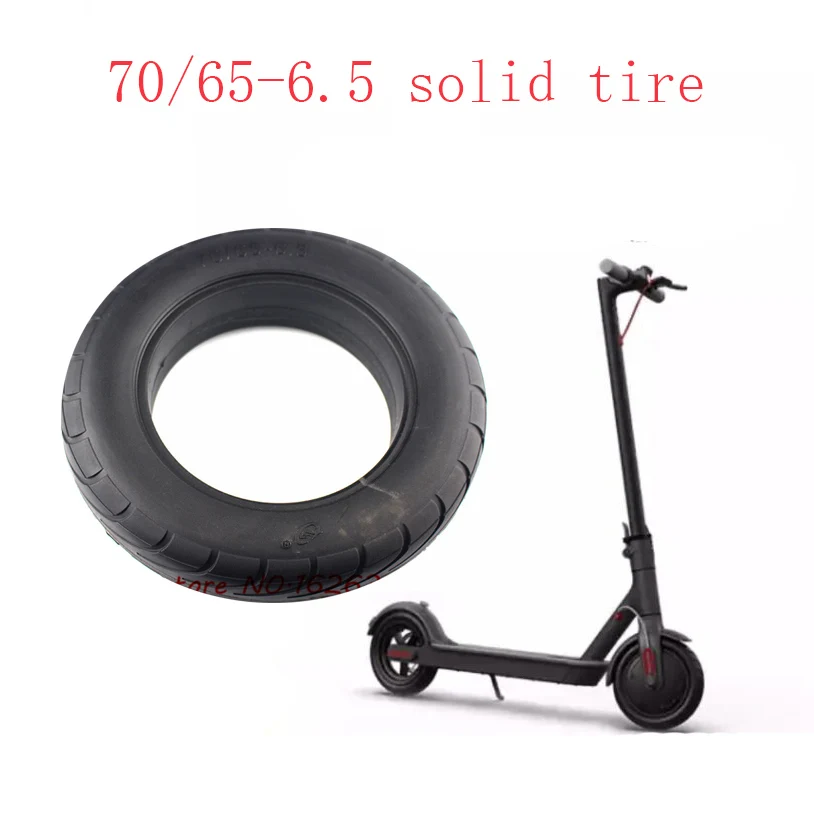 

10inch 10x3.00-6.5 size 70/65-6.5 solid tyres for Xiaomi mini pro balance scooter tire explosion-proof tubeless solid tire