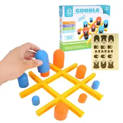 Stacking Cups  Tic-Tac-Toe Game  Parent-child Interactive Table Toy  Surprise Tic-Tac-Toe  Desktop Checkers Game For Kids