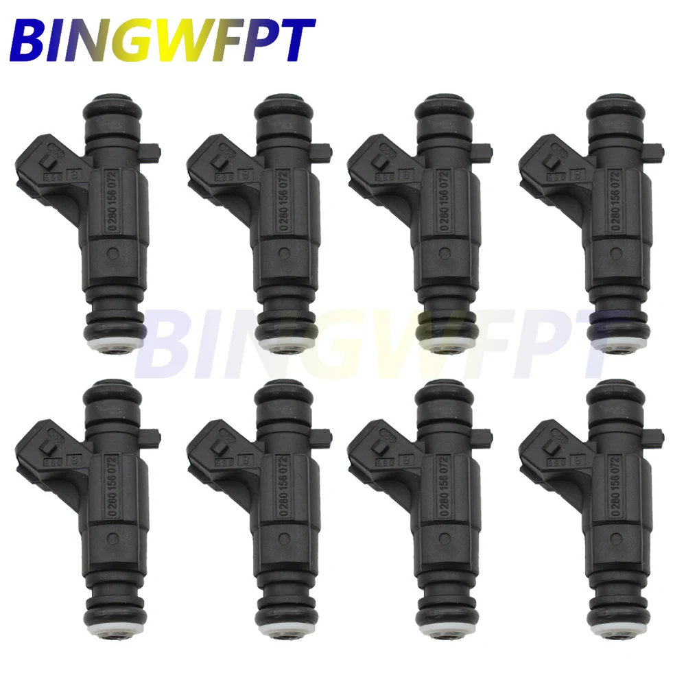 

8X 0280156072 Fuel Injector For Mercedes-Benz E55/CL55/S55 AMG 03~06 CLS55 2006 SL55 03~08 G55 05~10 5.4L 5.5L V8