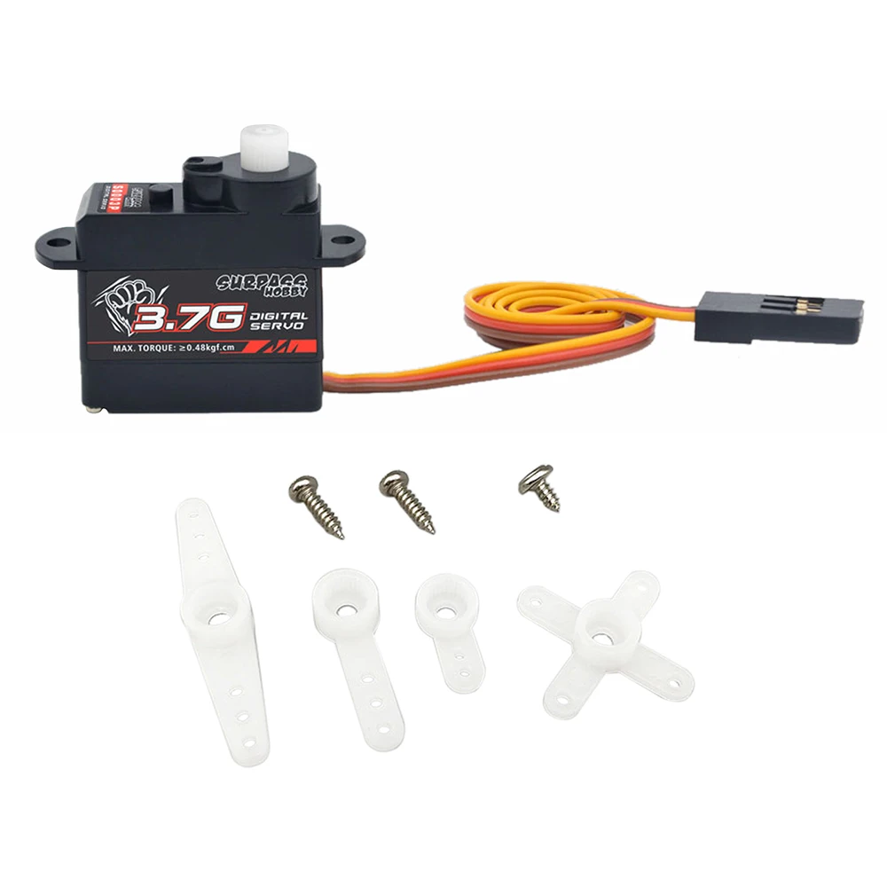 Hohe Qualität 5 teile/los Übertreffen Hobby Digital Servo 3,7g Micro Kunststoff Getriebe Servo für RC Flugzeuge Fest-flügel hubschrauber