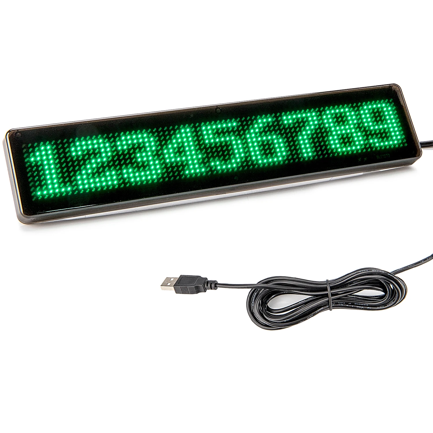 Bluetooth Led Car Sign Green Message Screen APP Programmable Scrolling Led Display Board for Car Rear Window Storefornt 23CM