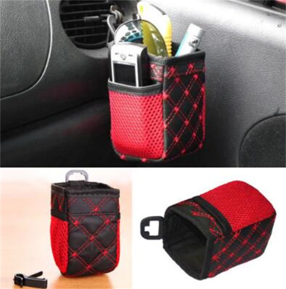 

Универсальная сумка для хранения, автомобильный вентиляционный отверстие, сетчатый держатель для мобильного телефона, карманный органайзер