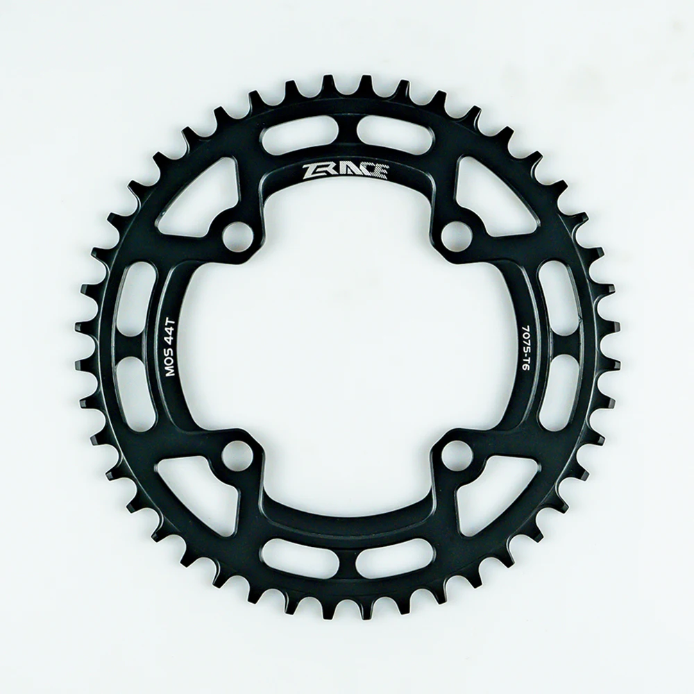 ZRACE Kettenblätter 40T/42T/44T/46T/48T/50T/52T BCD104, schmale Zahnbreite, AL7075 CNC, für MTB/Rennrad/Klapprad/Gravel-Bikes