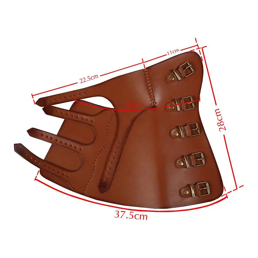 Leather Arm Guards Archery Hunting Hand Protector Outdoor Sports Shooting Training Accessories Punk Guard Protection Forearm