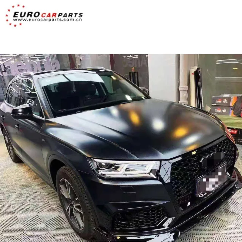 

2018-2021year Q5 upgrade to RSQ5 car body kit pp material front bumper front lip grille rear bumper rear diffuser exhaust tips