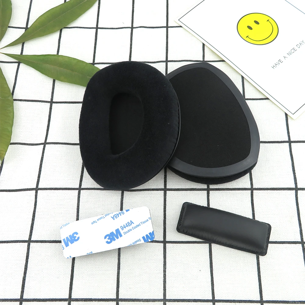 Yhcouldin almofada para fones de ouvido, capa de substituição de almofada de fone de ouvido em veludo para sennheiser h175 hdr185 dhr165 hdr195