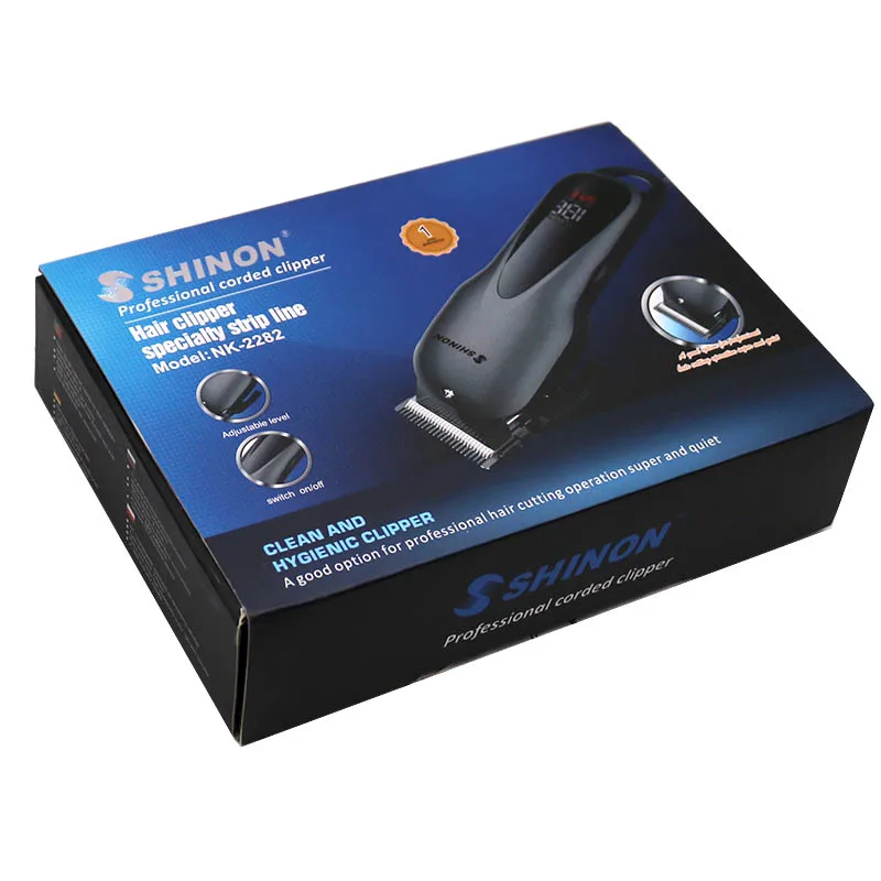 مشابك شعر لاسلكي الحلاق المهنية الكهربائية يتلاشى مقص الشعر الرجال قابل للتعديل آلة قطع الشعر مزج الشعر قطع