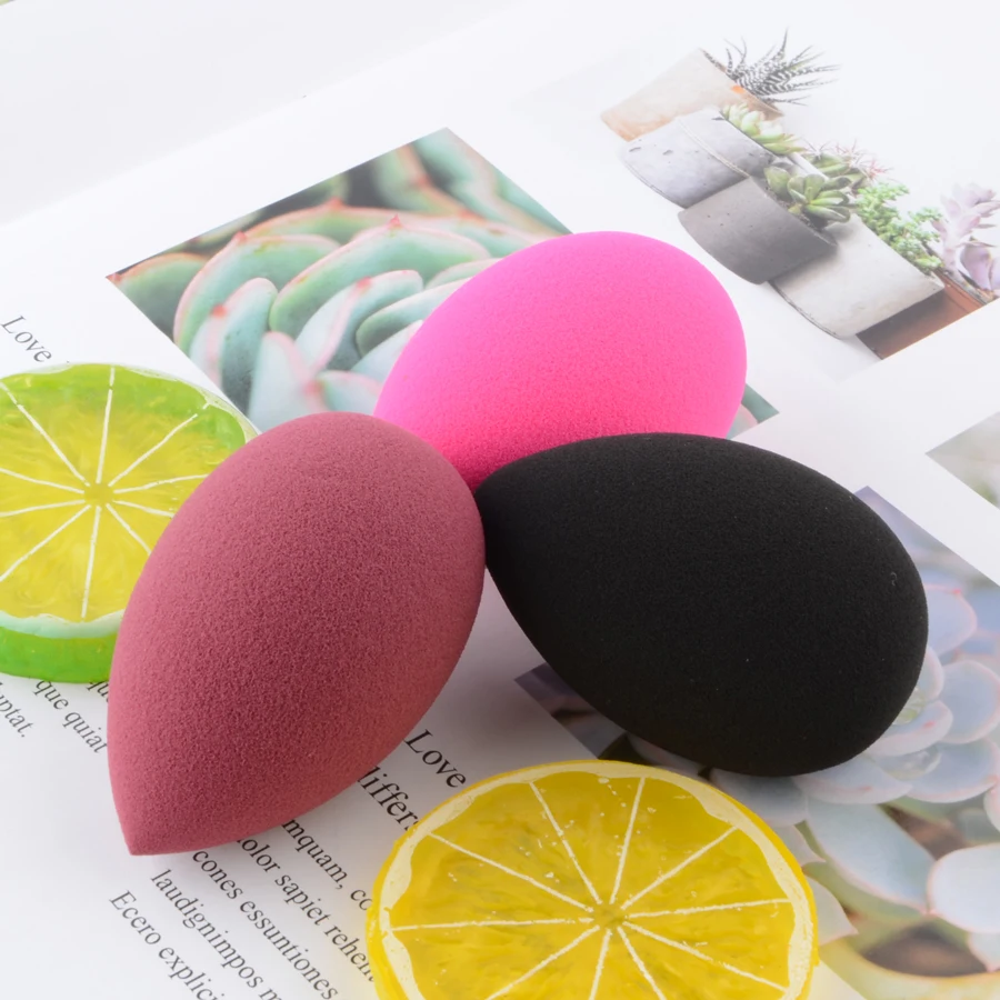 3pcs/bag Makeup sponge Make up Liquid Foundation Super soft water drop expand Cosmetic Puff Powder wet and dry concealer