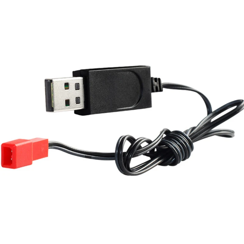 Caricatore per cavo di ricarica USB per batteria drone al litio RC da 3,7 V con connettore XH JST SM con corrente da 500 mA
