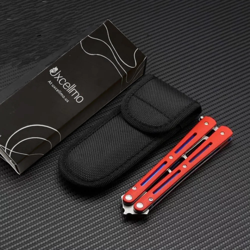 Outdoor sports Tactical Folding Training tool PracticeTrainer Bearing Butterfly Blunt Tool G10