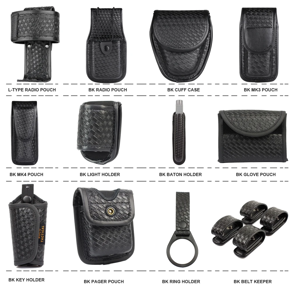 Kit cinturón táctico policial con bolsas y accesorios - imagen 5