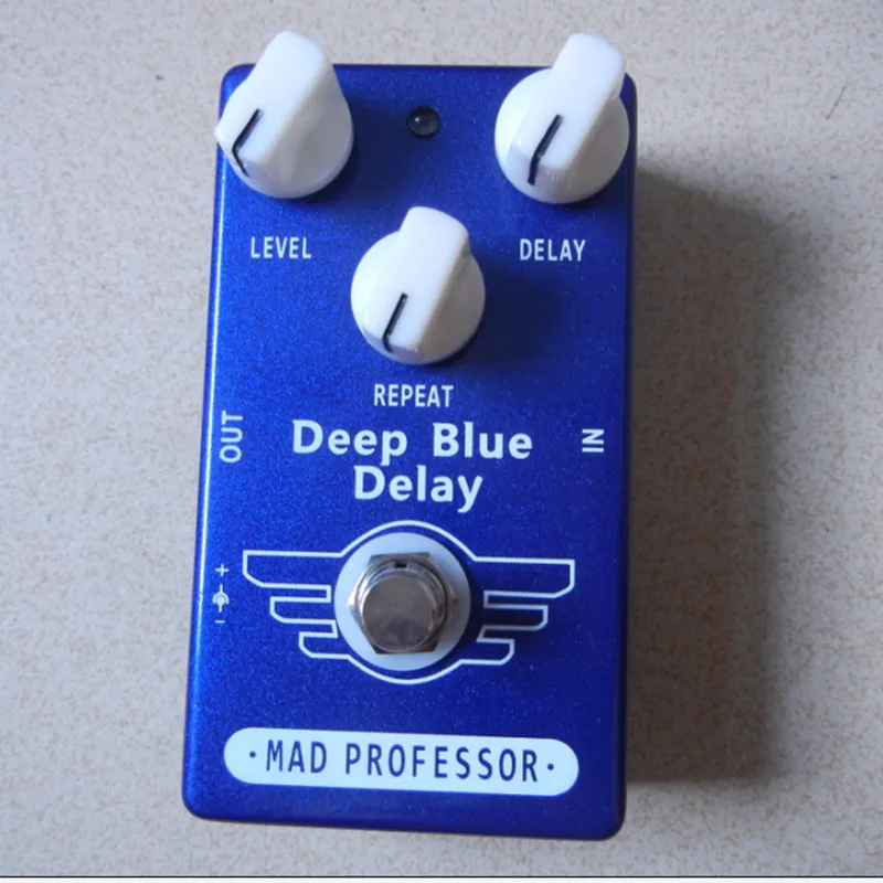 Accesorios para guitarra eléctrica, pedal de guitarra clon Mad Professor Deep Blue Delay Overdrive, pedal de efecto de guitarra