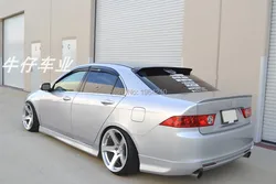 Car Styling For Honda Accord CL7 CL9  4dr 2004-2008 ABS Plastic Material  Rear Roof Spoiler Sun Visor Window Spoiler Wing