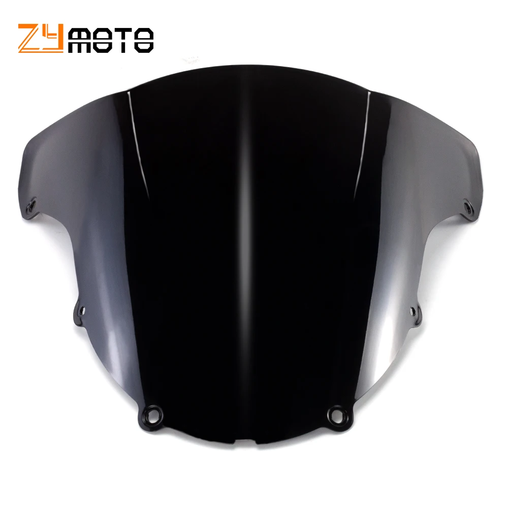 

For KAWASAKI Ninja ZX6R ZX636 2003 2004 ZX 6R 636 Motorcycle New Windshield Windscreen Dual Bubble ZX-6R ZX-636