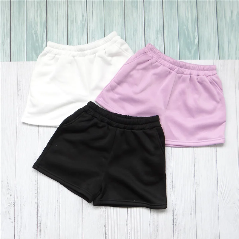 Verão esportes bicicleta shorts feminino solto cintura alta pernas largas respirável casa casual quente seção fina simples roxo shorts