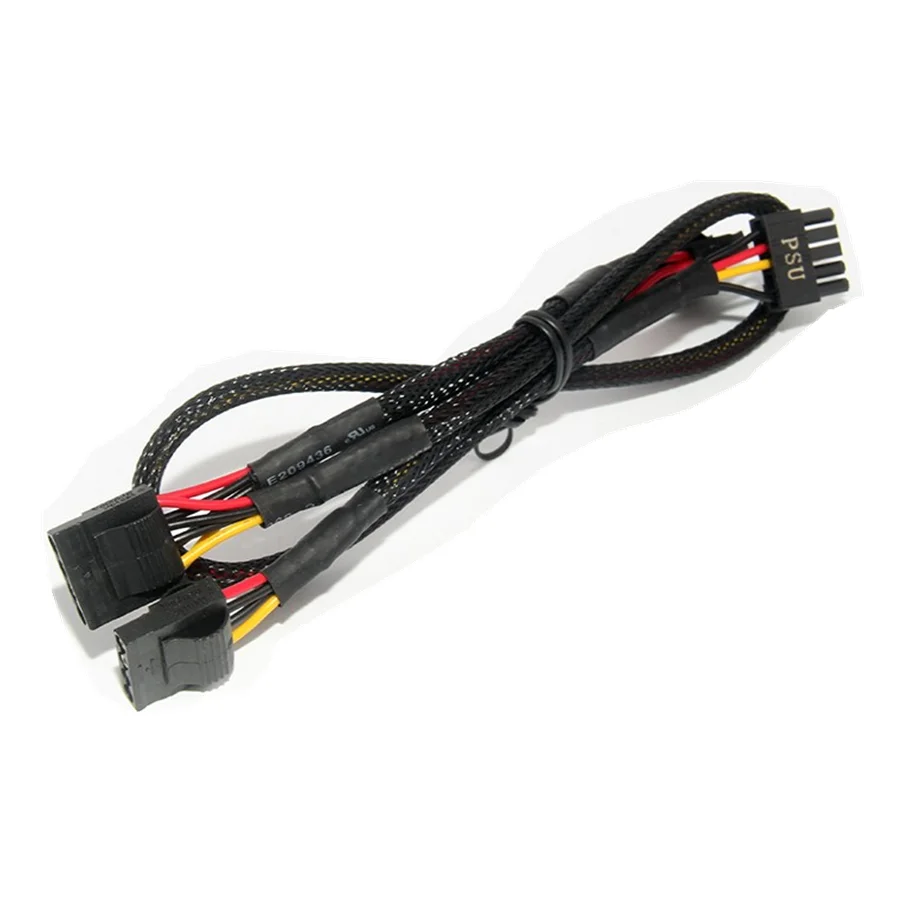 

2 IDE Hard Drive Optical Drive Interface Cable Big 4 Pin to MOLEX Cable for Moular Power Supply