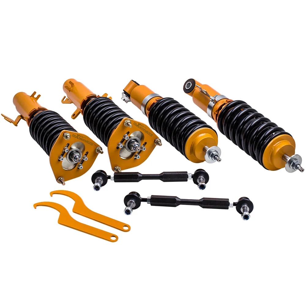 Tuning Coilover Kit for Mini Cooper R56 2007-2013 Adj Damper Shock Absorbers Front Rear Camber Mount Top