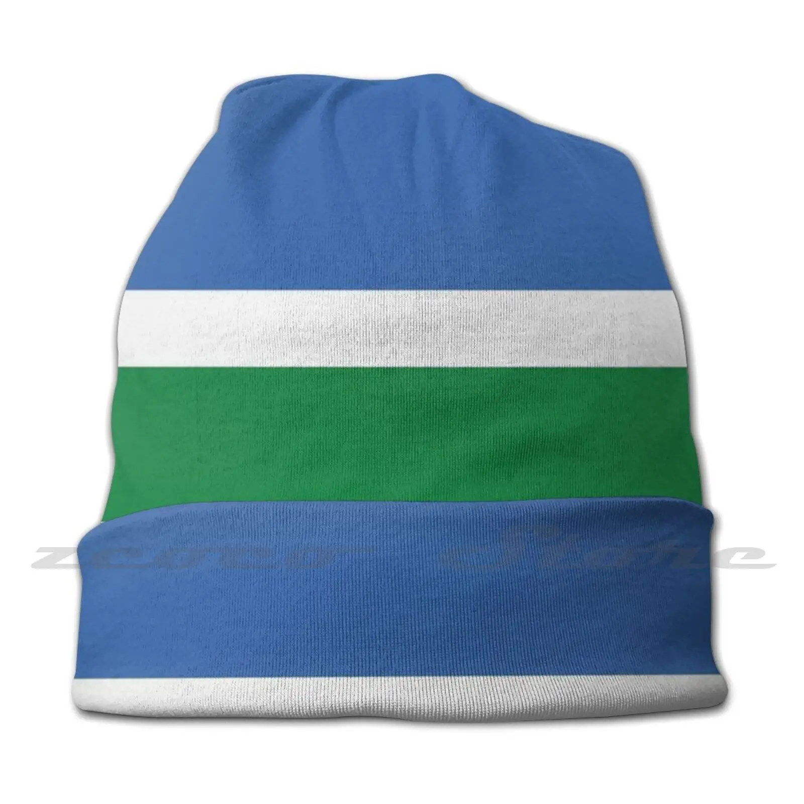 Earth Diy Pullover Cap Knit Hat Plus Size Keep Warm Elastic Soft Earth Planet Flag Blue Green White World United Nations