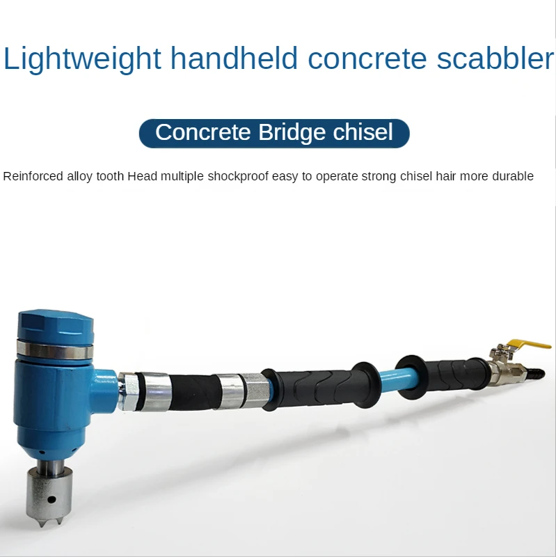 Concrete Gouging Machine Pneumatic Hand-Held Gouging Machine Wall Cement Bridge Hand Push Electric Alloy Gouging Hammer