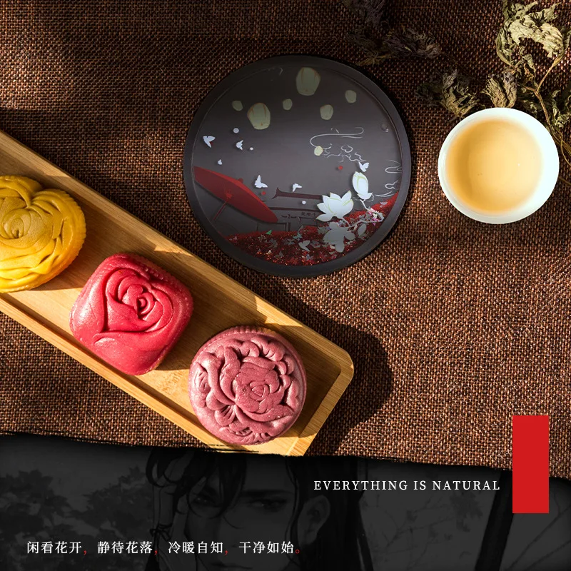 Anime Tian Guan Ci Fu Huacheng Transparante Drijfzand Coaster Decoratie Creatieve Decoratie Gift