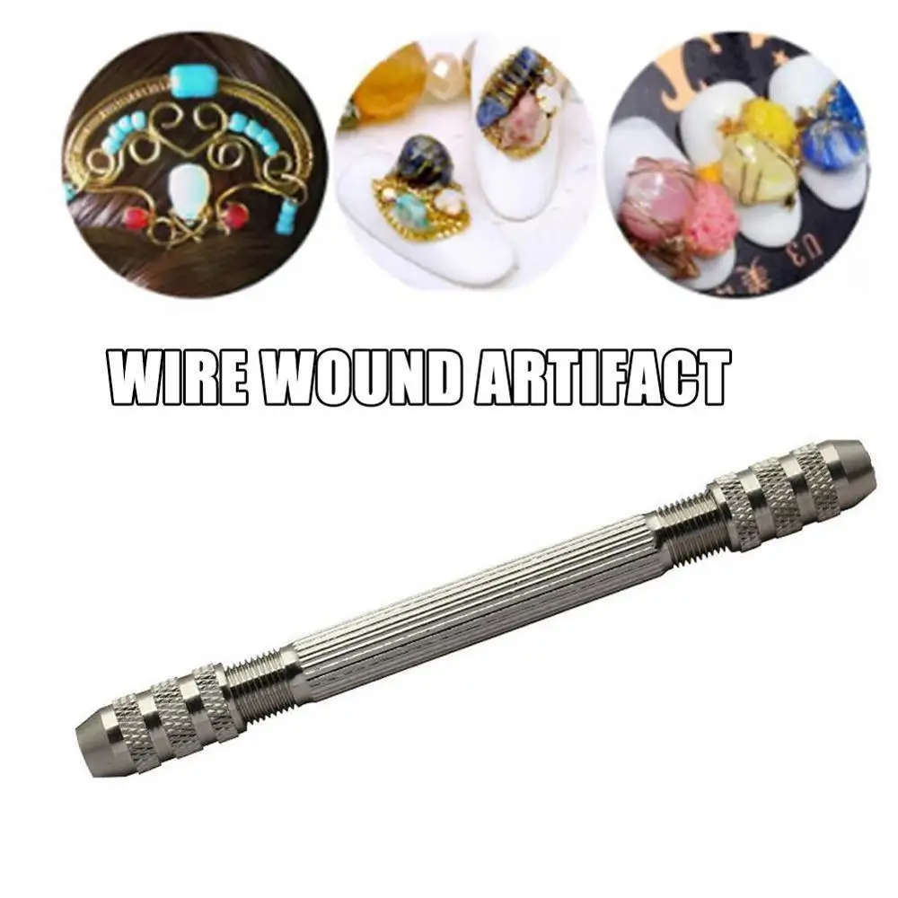 Imagem -02 - Ferramenta Wire Twist para Jóias Faça Você Mesmo Ferramenta Artesanal Artesanal Vise Craft Conjunto de Broca Manual Fit 0.33.2 mm
