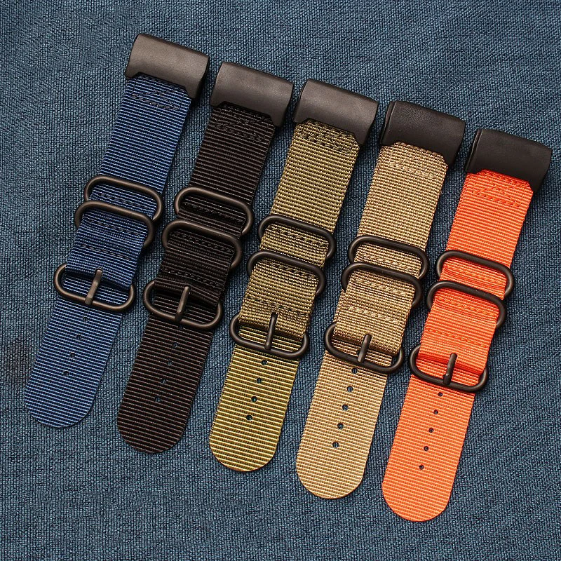 Nylon Watch Band Strap For Casio G-SHOCK Modified Small Mud King GG-1000 GWG-100 GSG-100 Canvas Watchband Black Khaki Bracelet