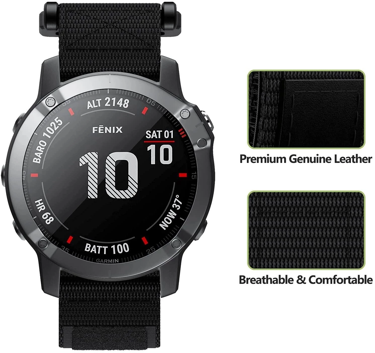 26 22มม.สำหรับ Garmin Fenix 6 6X Pro 5X 5S Plus Forerunner 935 945 GPS S60 s62สายคล้องอุปกรณ์เสริมสายรัดข้อมือ