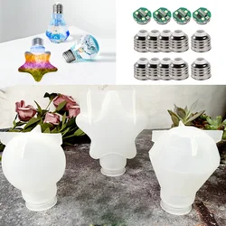 Five Pointed Star Light Bulb Silicone Mold DIY Self-Made Circular Prismatic Light Bulb Epoxy Mold Home Decoration Storage