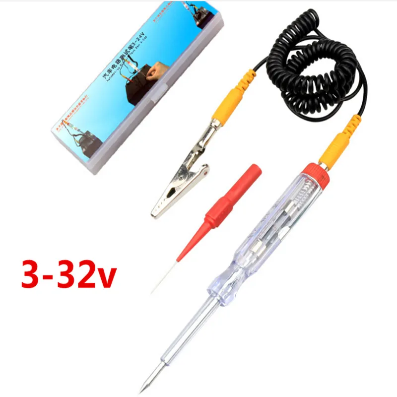 Universal 3-32V Automotive LCD Digital Circuit Tester Voltage Meter Pen Car Truck Circuit Scanner Power Probe Diagnostic Tool