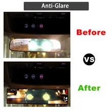 Universal Car Rearview Mirror Wide-Angle Blue #2