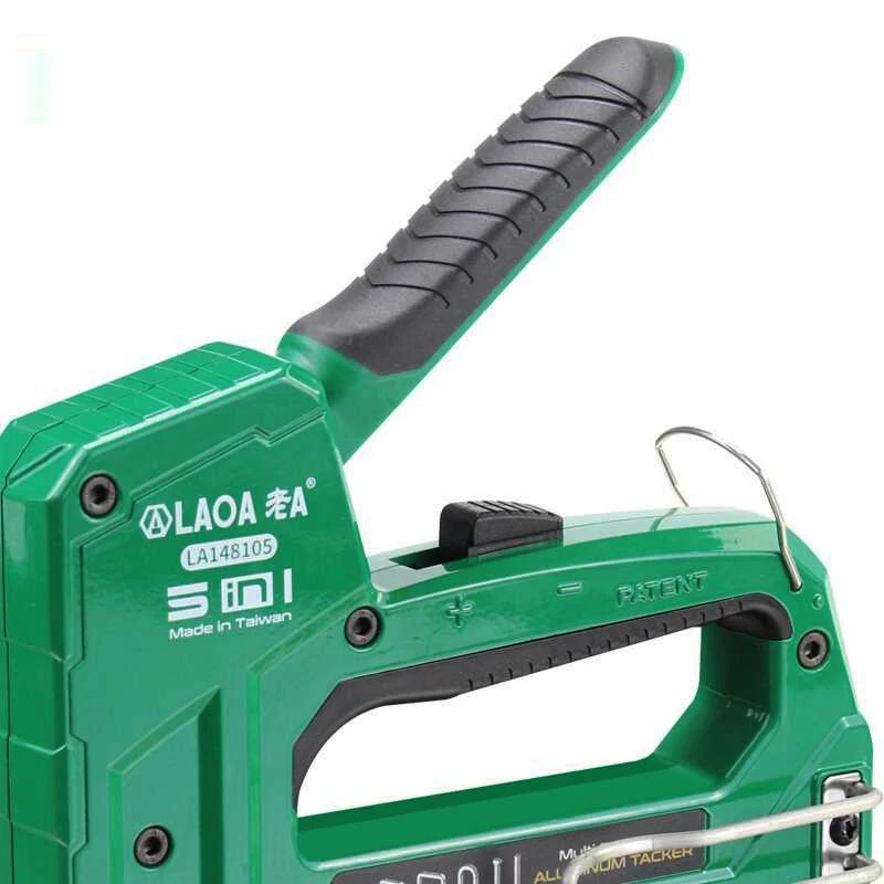 LAOA Heavy Nail Gun Woodworking Nail Gun Manual Nailing Machine Door type nail  Straight nail