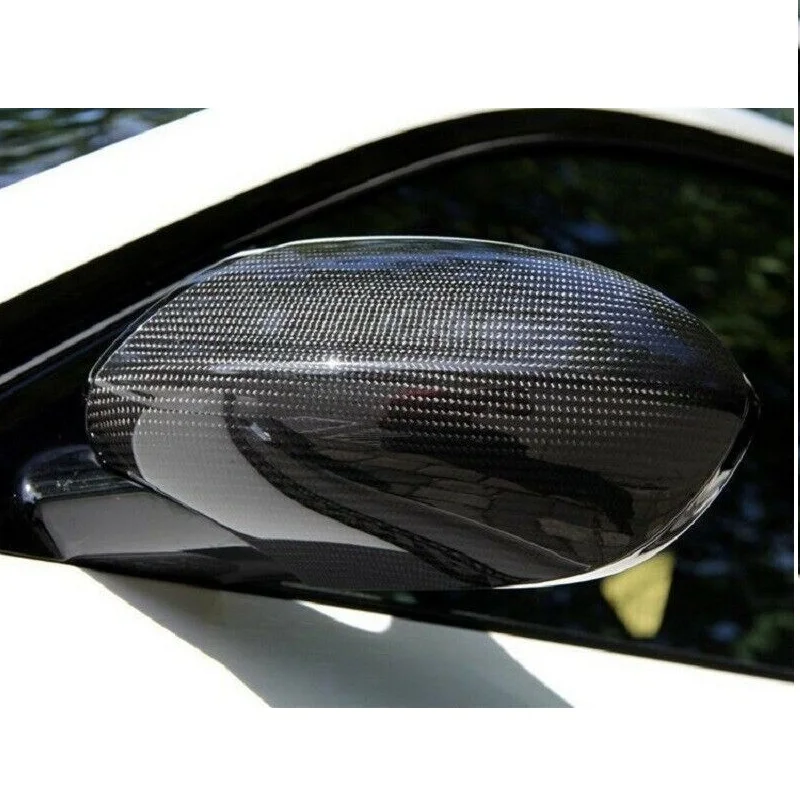 Real Carbon Fiber Side Mirror Caps Cover For BMW E92 M3 Coupe 2008-2013