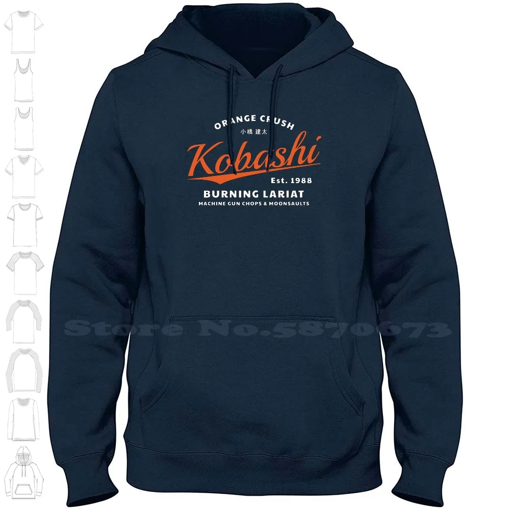 Kenta Kobashi-Orange Crush V2 100% Cotton Hoodie T-Shirt Puroresu Noah Ajpw Njpw Kenta Kobashi Mitsuharu Misawa Akiyama Kawada